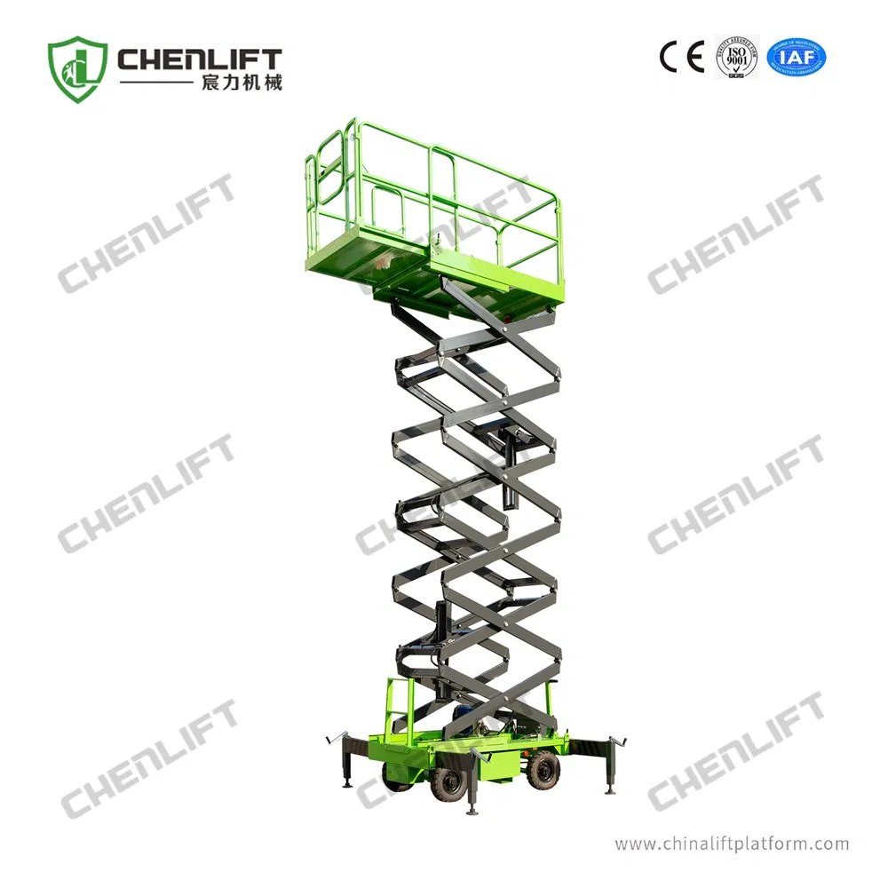 16m Manual Pushing Mobile Elevated Work Platform