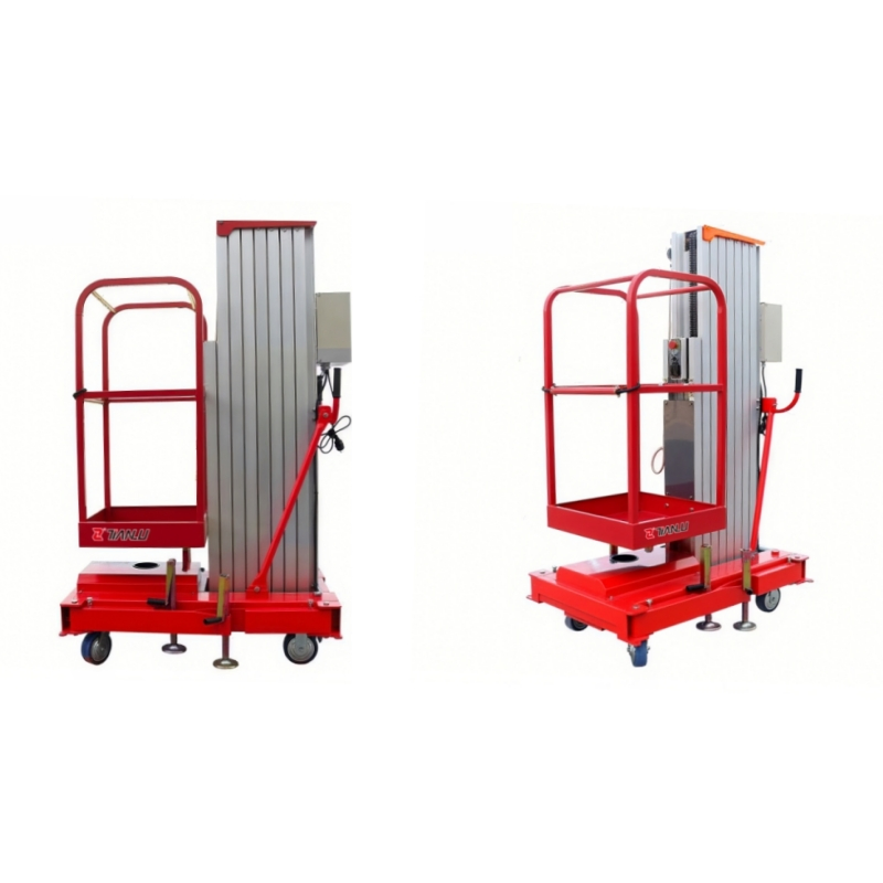 Tianlu 6m Vertical Lift Single Mast Hot Selling Australia New Design