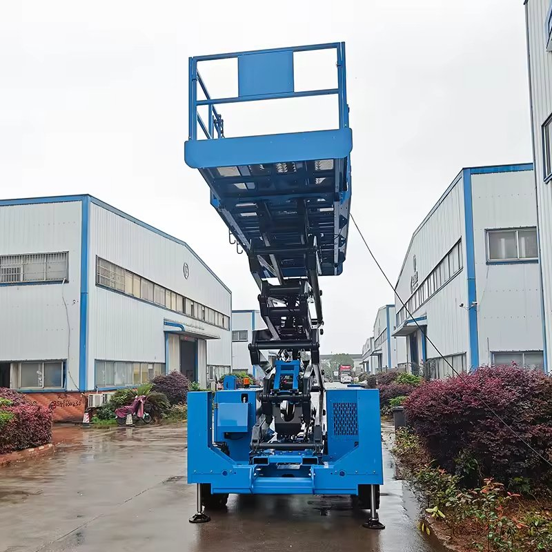 18m Hydraulic Drive, CE Approved Diesel Scissor Lift for Sale