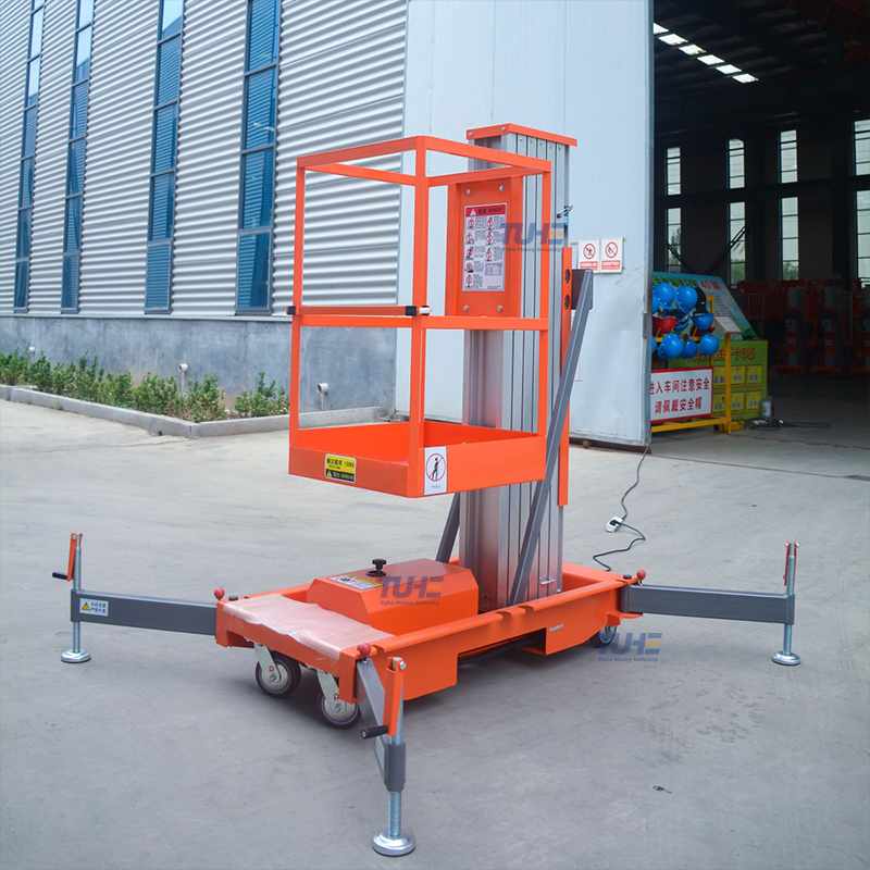 8m OEM Factory Push Around Hire Rental Vertical Mast Lift for Sale