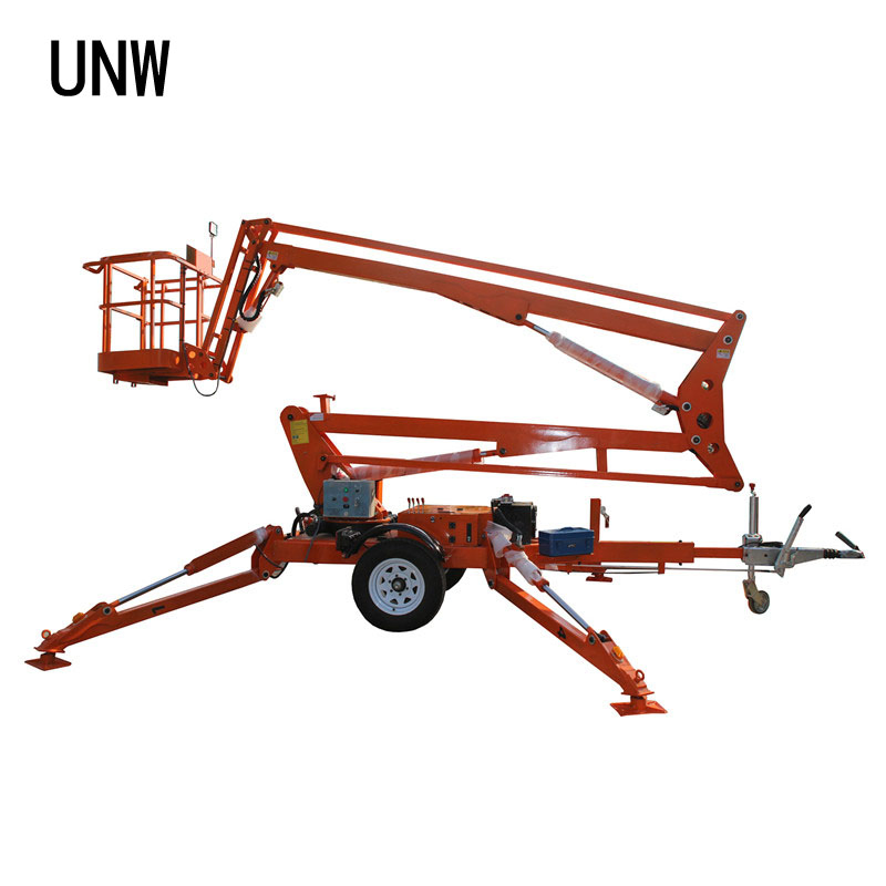 China Trailer Mounted Boom Man Lift Machine with CE