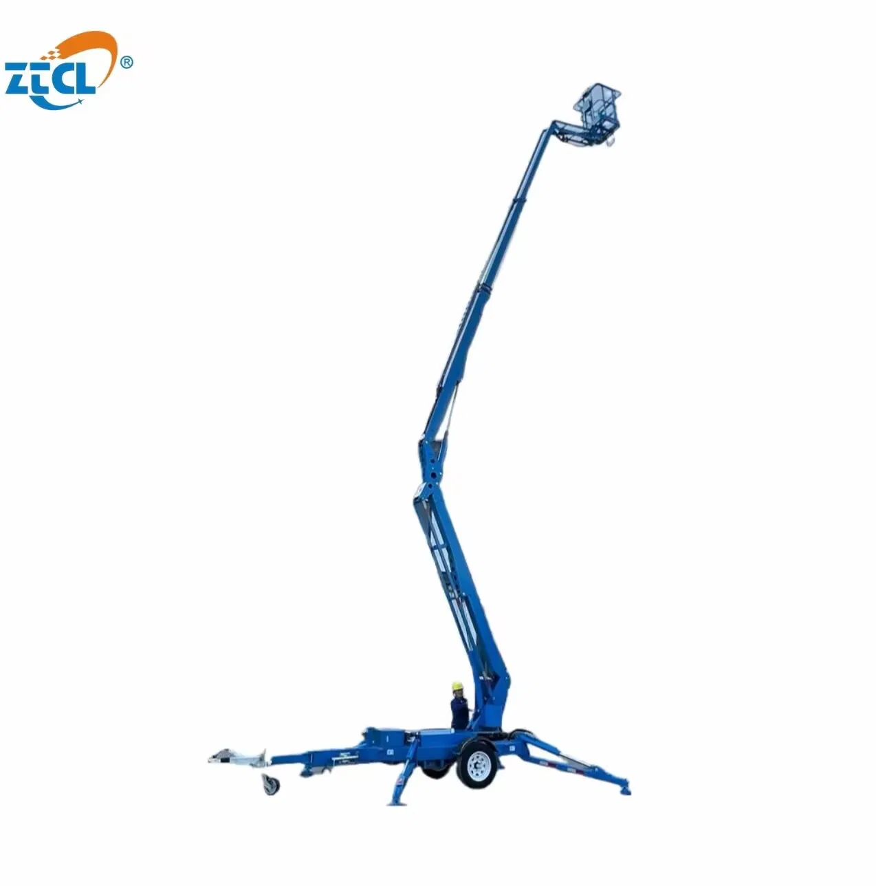 Ztcl 10-22m Electric Diesel Cherry Picker Towable Boom Lift Trailer-Mounted Boom Lift Spider Boom Lift Telescopic Boom Lift Articulated Boom Lift