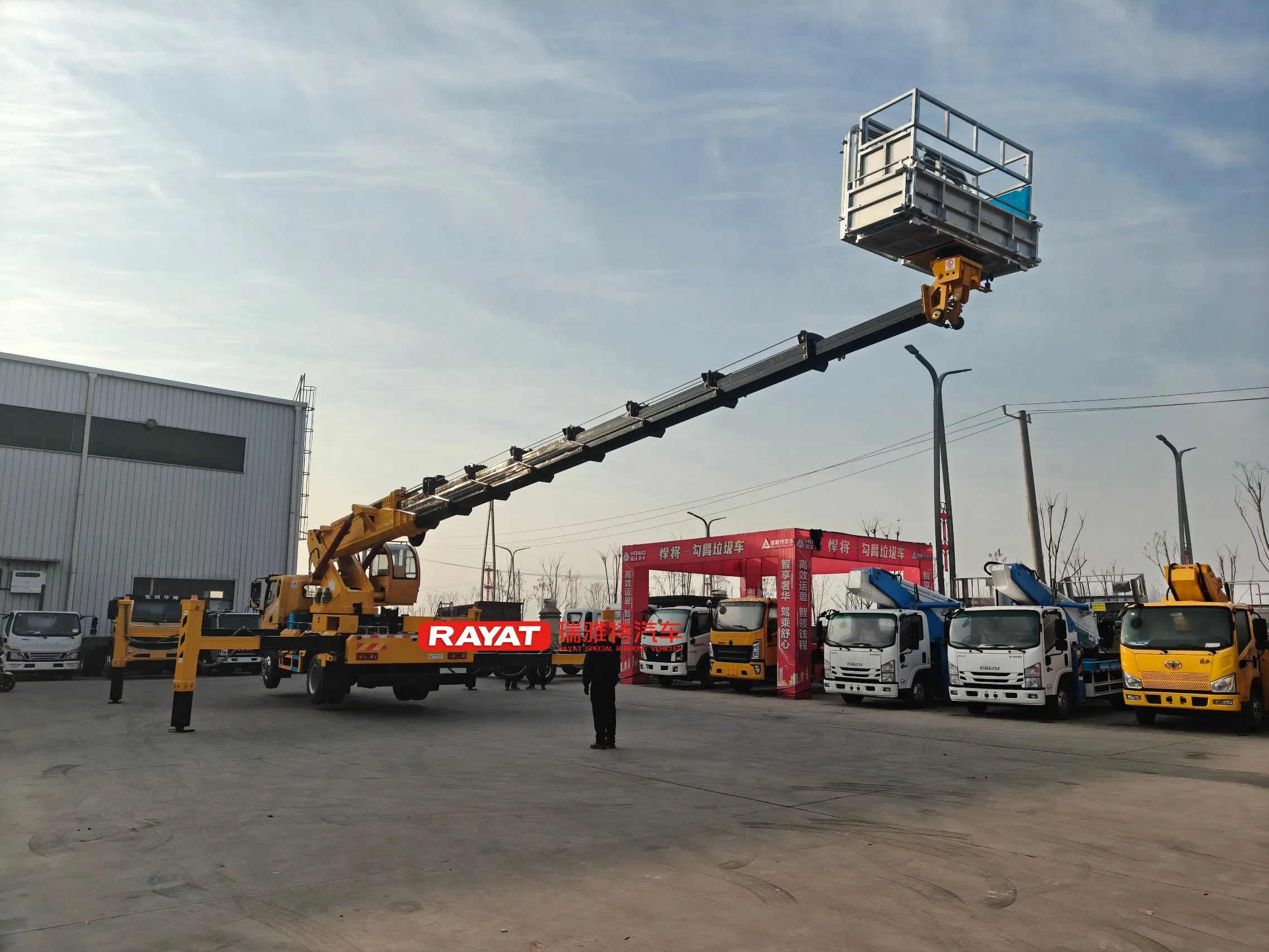 Dongfeng 47-Meter Vehicle-Mounted Aerial Work Platform Truck Mounted Boom Lift