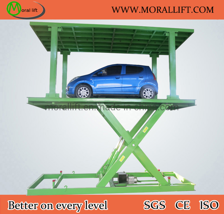 Hydraulic Underground Garage Parking Scissor Car Lift