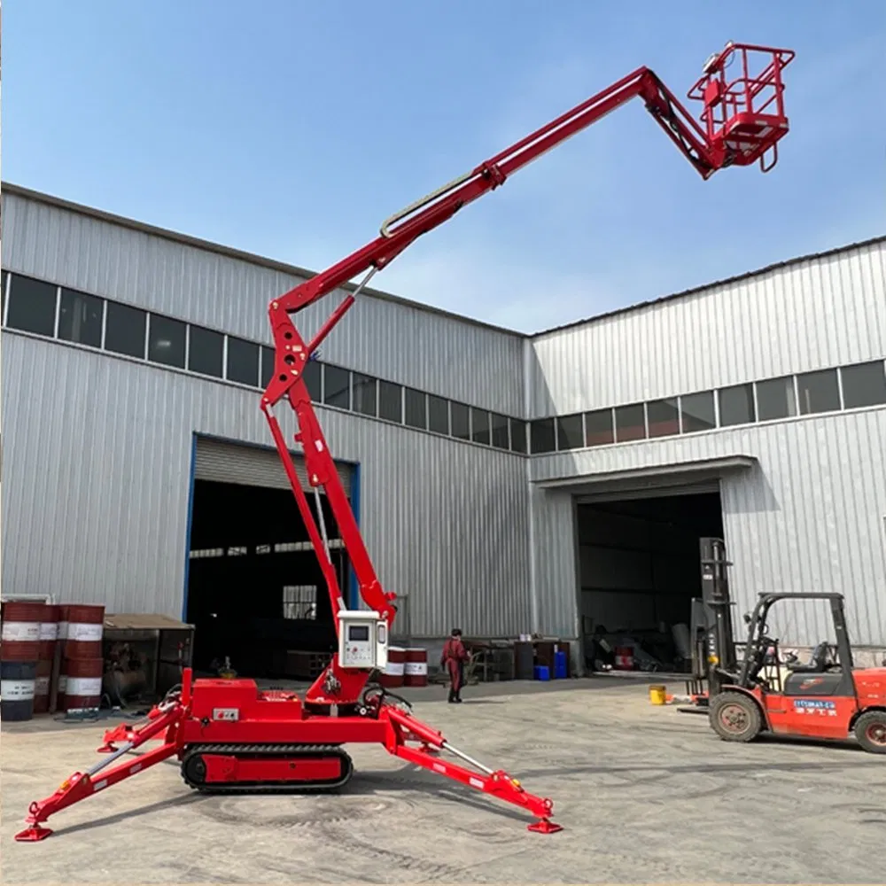 10m 12m 14m 16m Lifting Height Industry Electric Platform Hydraulic Scissor Lift Construction Truck Spider Mounted Folding Arm Towable Articulated Boom Lift