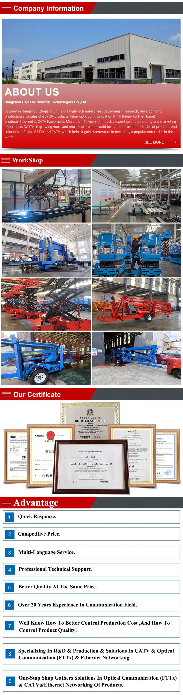 Towable Boom Lift Detail 1