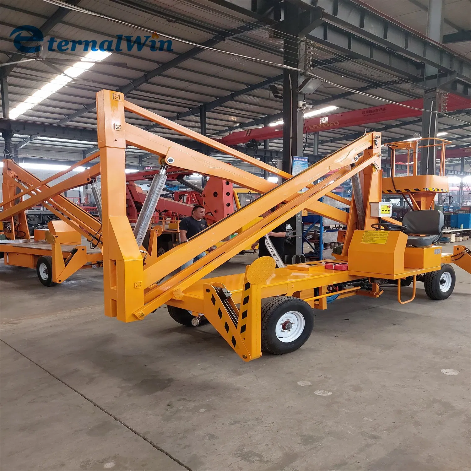 Promotional Trailer Mounted Boom Lift Aerial Working Platform Hydraulic Diesel Powered Boom Lift