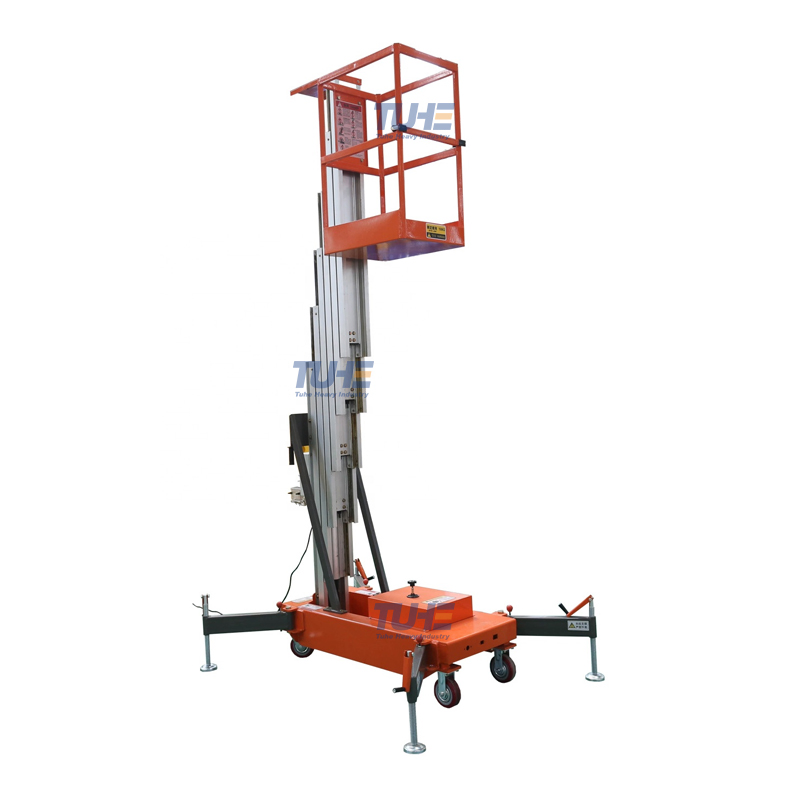 8m OEM Factory Push Around Hire Rental Vertical Mast Lift for Sale