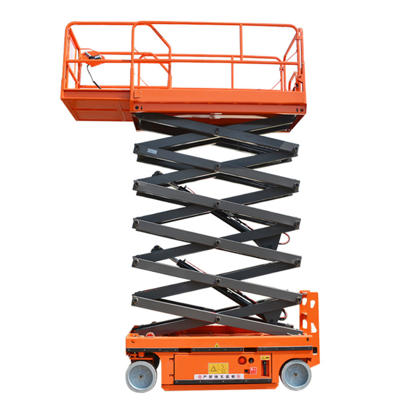 320kg Capacity Lift Vertical Aerial Work Platform Outdoor Rough Terrain Lifting Platform