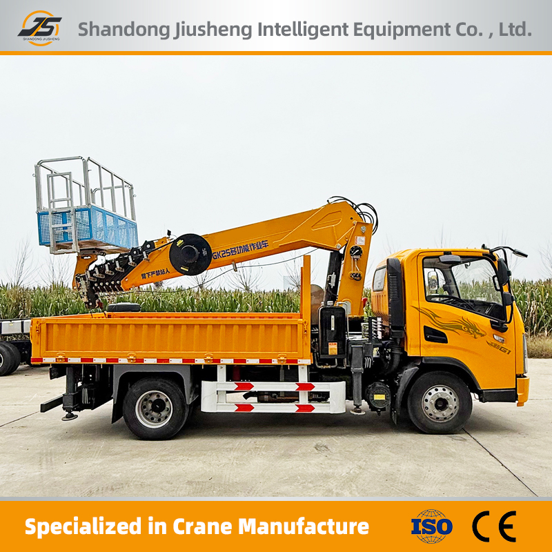 Outdoor Aerial Work Platform with 400kg Capacity Diesel-Powered High-Altitude Operation Truck