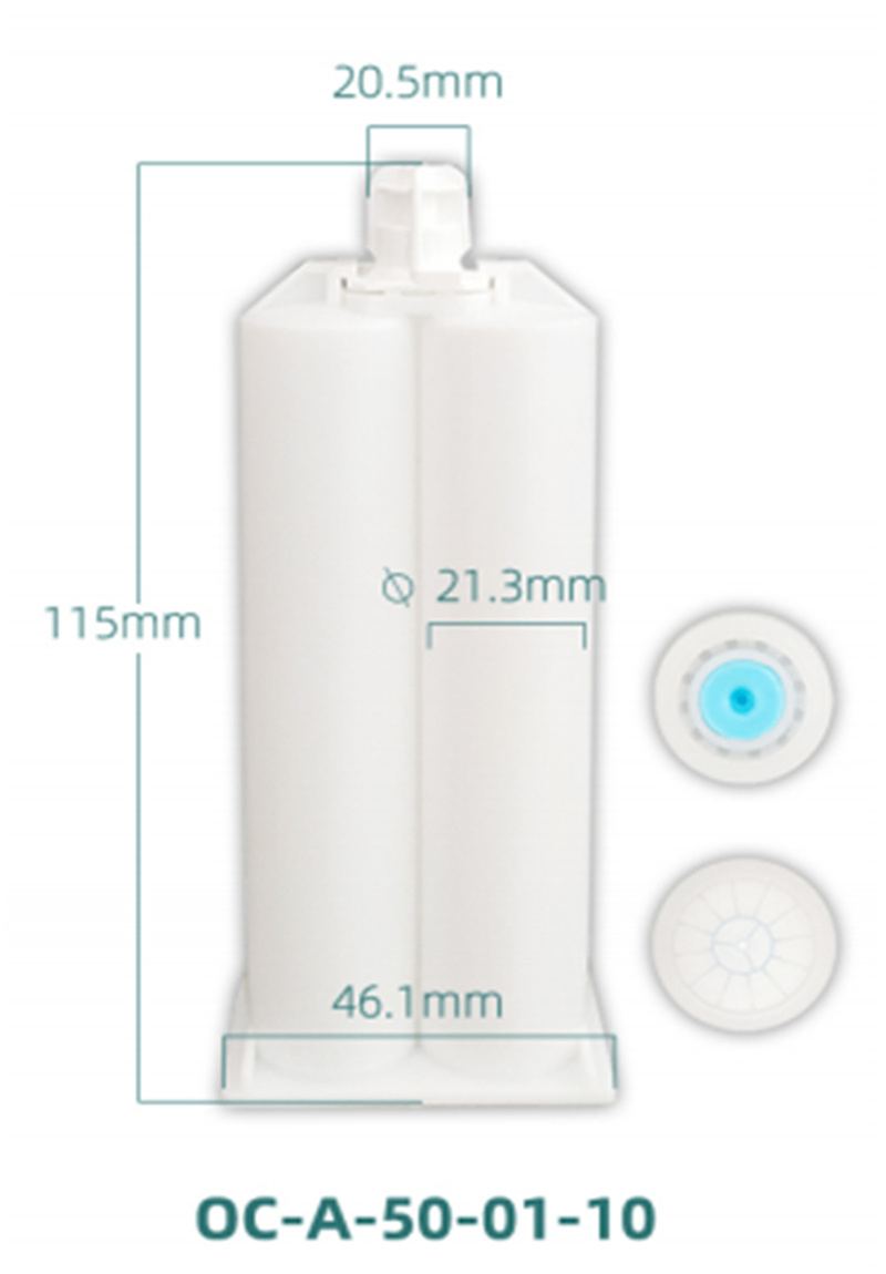 Product details showing precision mixing components