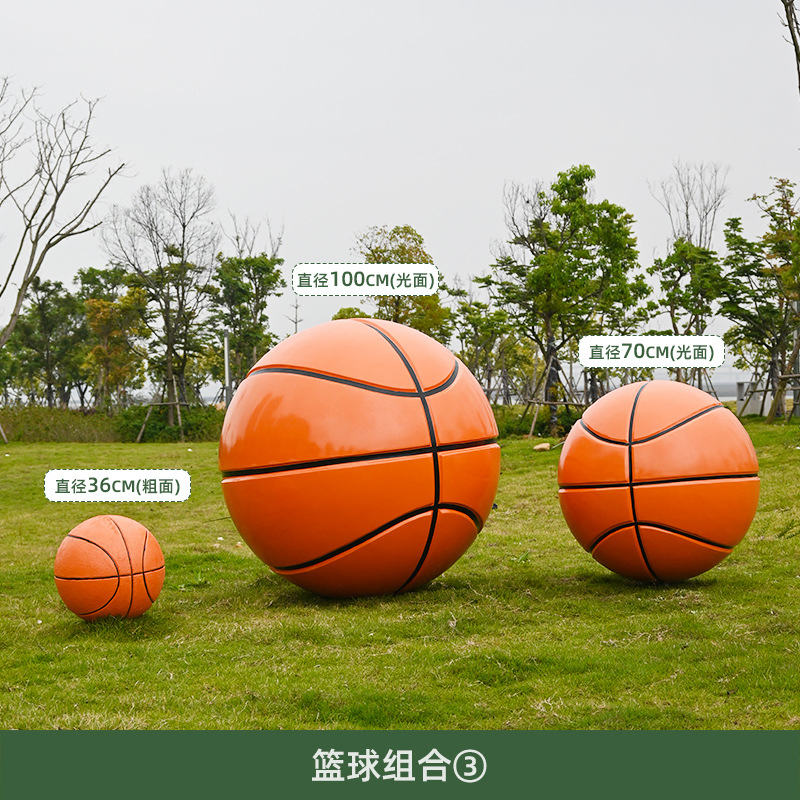70cm 28inch Bastketball Statue Ball Sculpture School Gym Resin Statue Polyresin Ornament