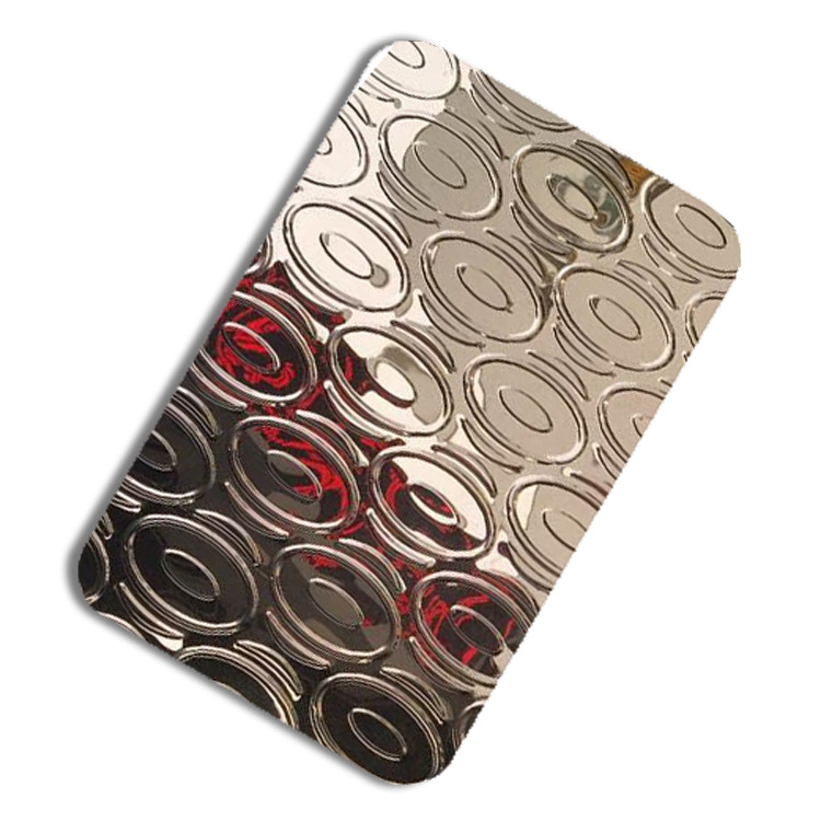 Wall Cladding Linen Finish Stainless Steel Decorative Material Plate