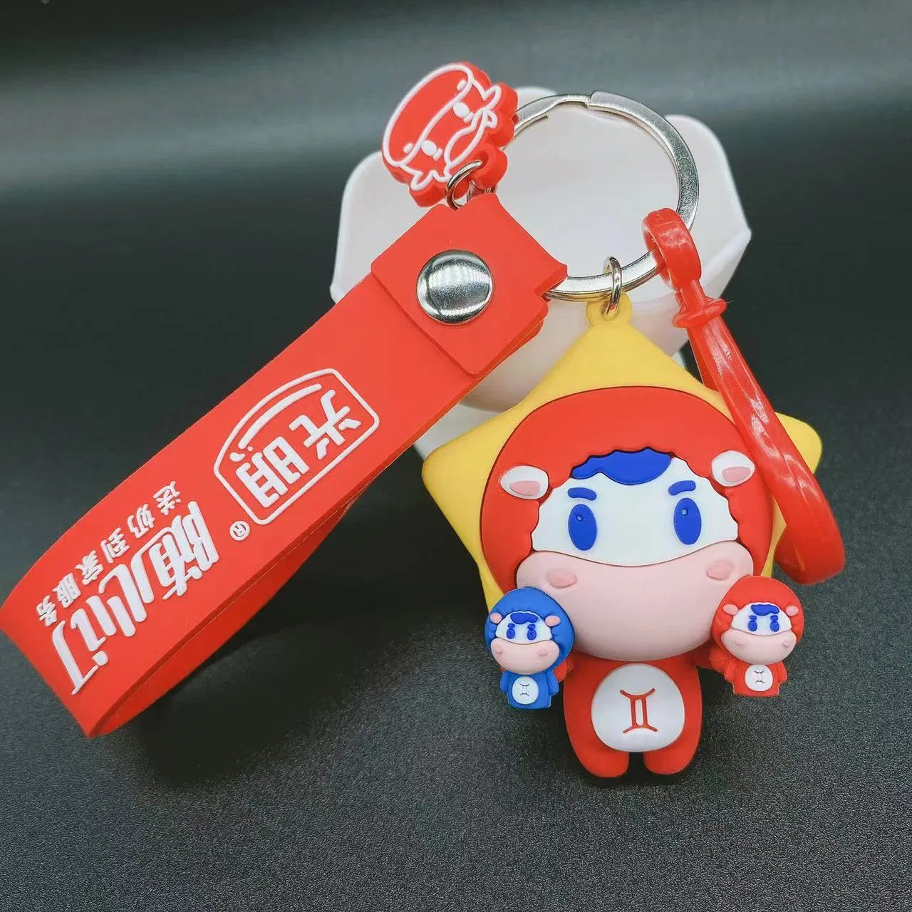 Custom Logo 2D/ 3D Souvenir Silicone Key Ring Designer Car Decoration Accessories Soft Plastic PVC Rubber Keychain for Promotion Gift