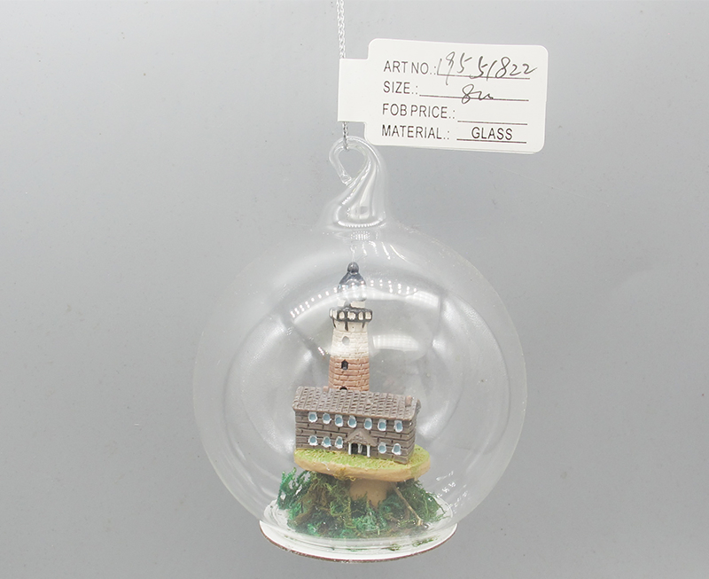 Christmas Pattern Motif Artificial Glass Ball SAA Certified for Quality Assurance