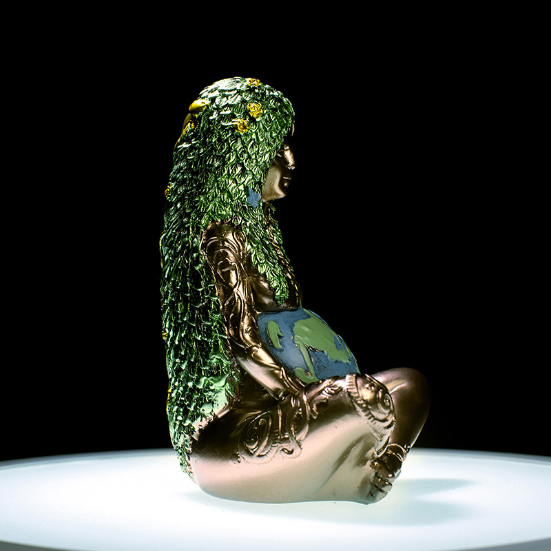 6inch 15cm Personalized Mother Earth Ornament Desktop Decoration Resin Crafts Gaia