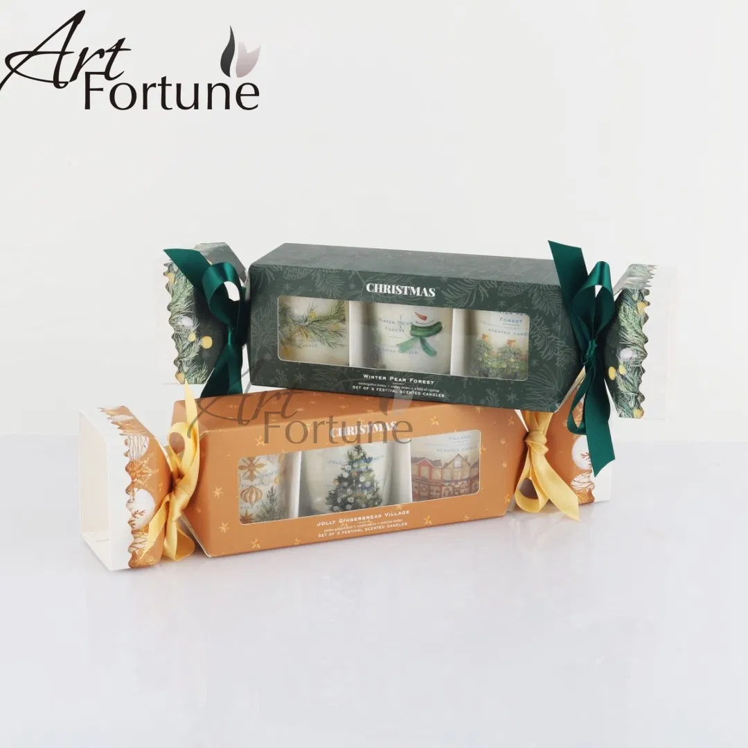 Wholesale Stylish Scented Candle Glass Jar Gift Set for Gifting