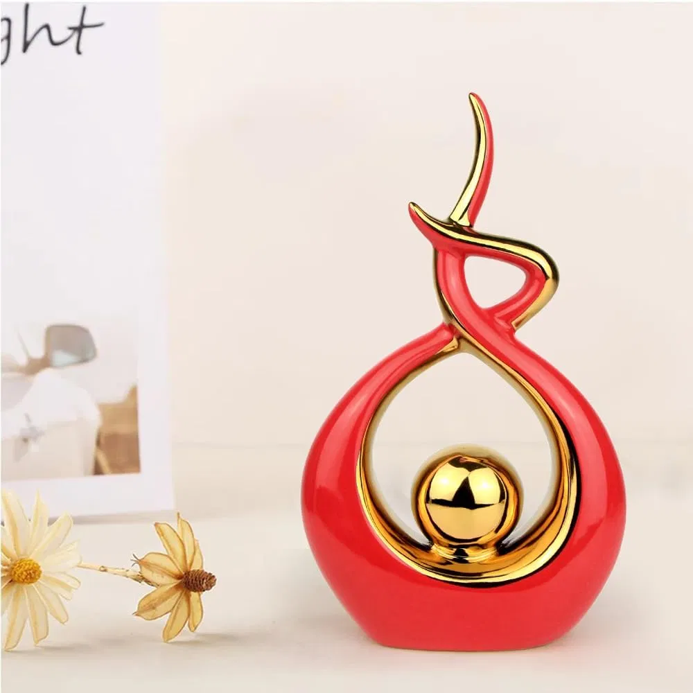 Home Decor Modern Art Ceramic Statue Craft for Dining and Living Room