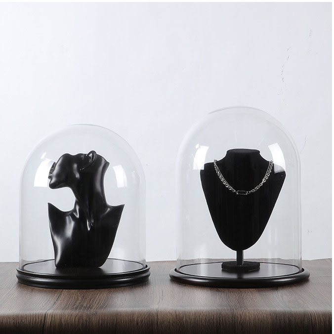 High Borosilicate Glass Dome for Flower Arrangements and Decor