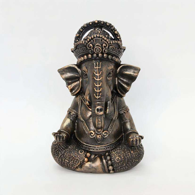 Wholesale Creative Resin Buddha Statue Religious Home Decoration Ornaments Zen Home Decorations Yoga Ganesha Statue Hindu God