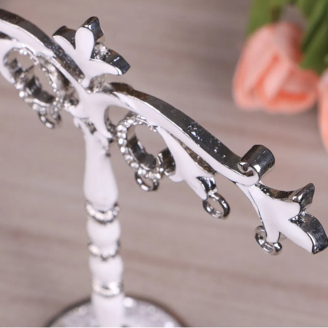 16cm 6inch Earrings Bracelet Jewelry Display Rack Villa Bar Decorative Vintage Organizer Home Accessories Enameled Ornaments