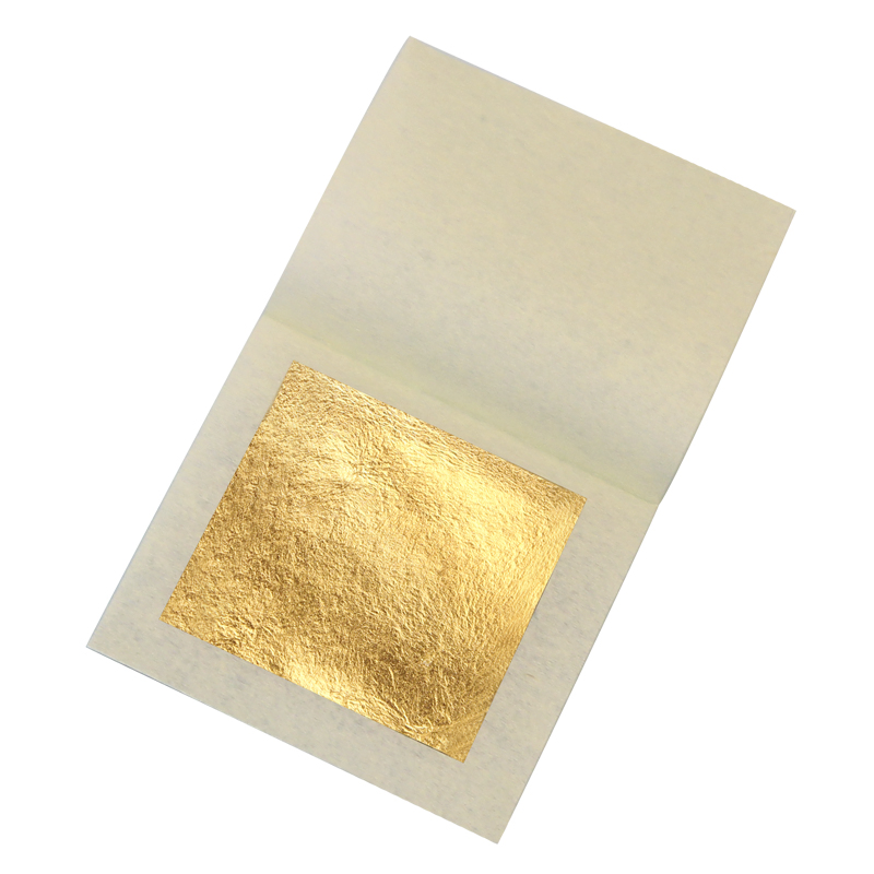 24K Pure Gold Foil Leaf Sheets for Food Cake Decoration