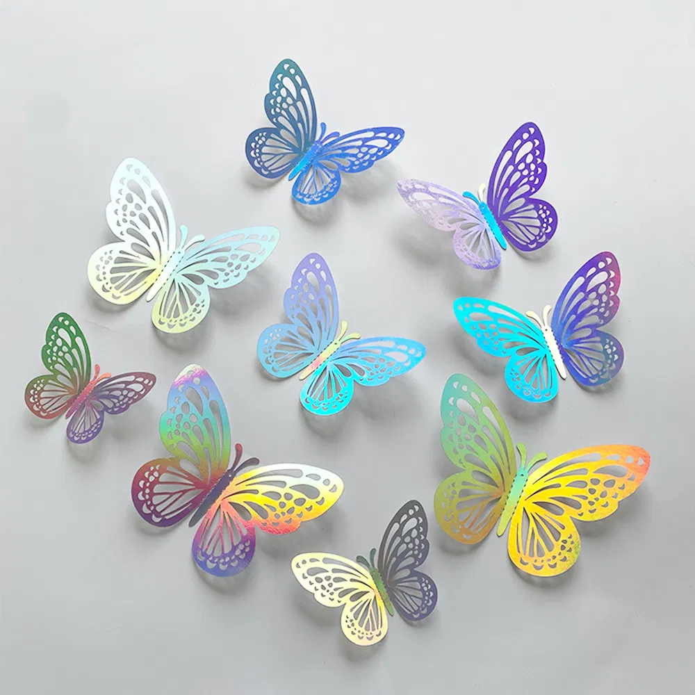 Acrylic Mirror Sticker Butterfly Wall Decor 3D Self-Adhesive Mirror Room Decoration