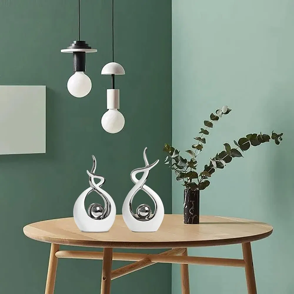 Home Decor Modern Art Ceramic Statue Craft for Dining and Living Room