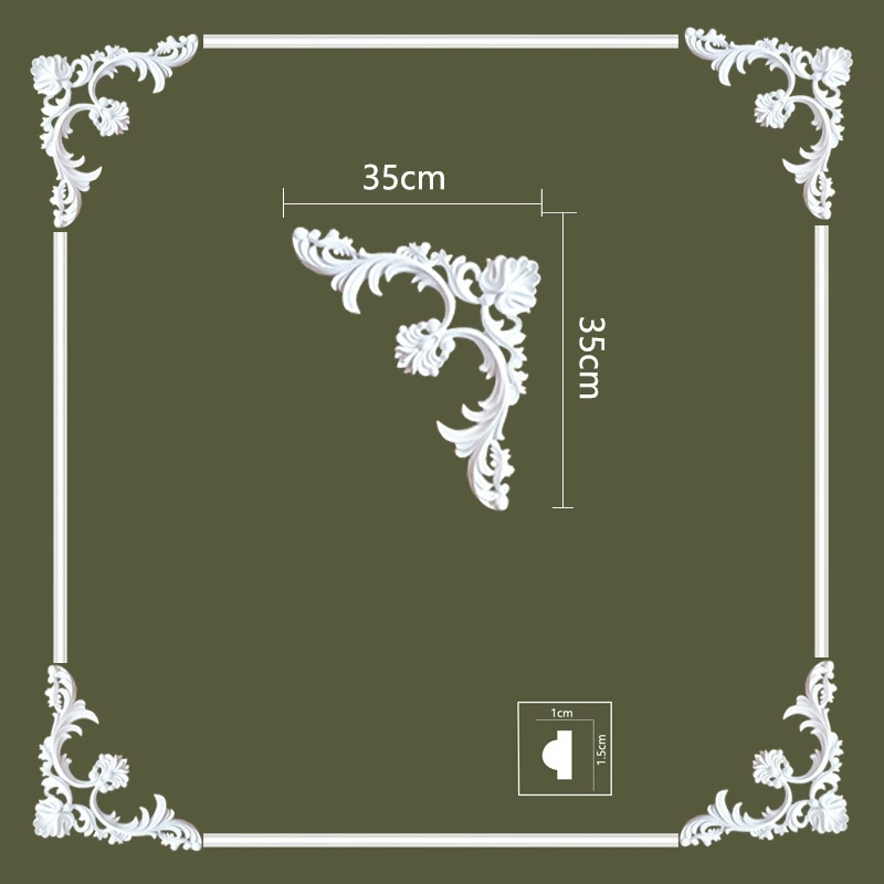 Manufacturers Direct Sales of New Products Deep Relief Polyurethane Cornice Mold Ceiling Decoration