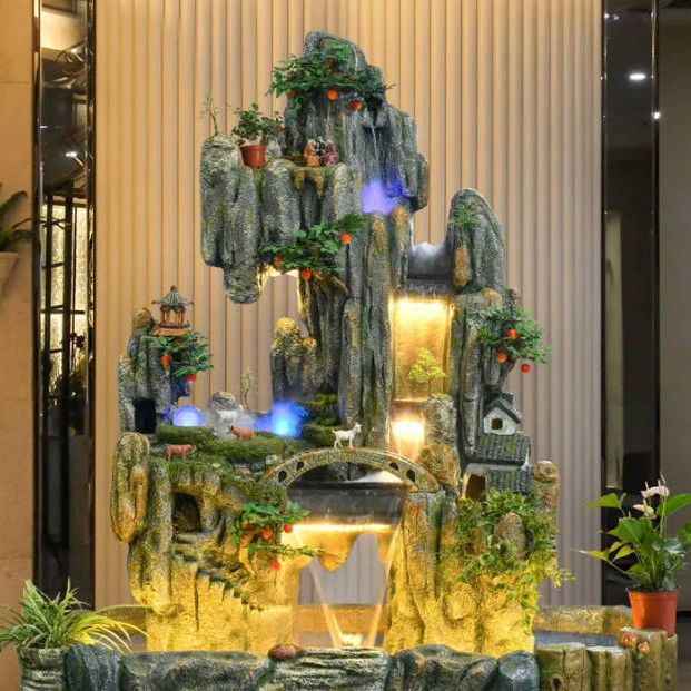 Restaurant Screen Rockery Landscape Decorative Ornaments Pump