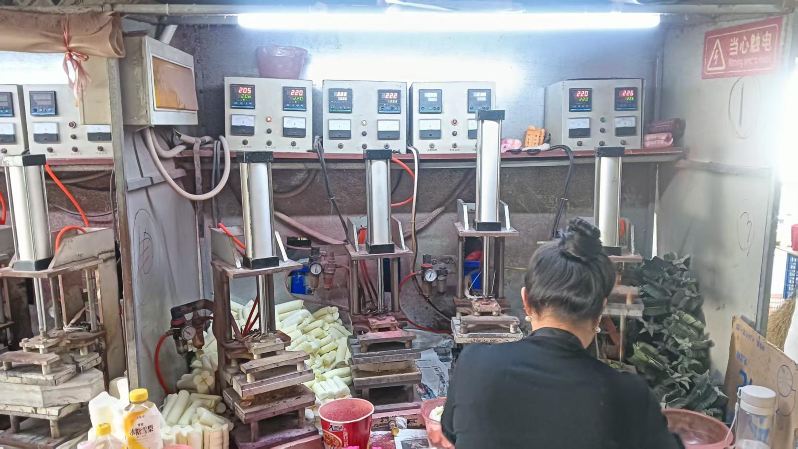 Ceramic forming machine used for precise shaping at Anzi Decor