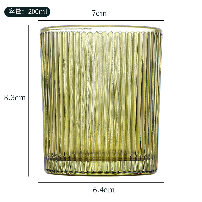 Versatile Cup Collection Featuring Decorative Glass Candle Cup