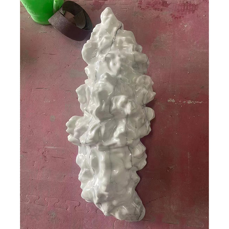 Customized Design Polished White/Beige Marble Architectural Carving Stone Relief Carving for Home Decoration