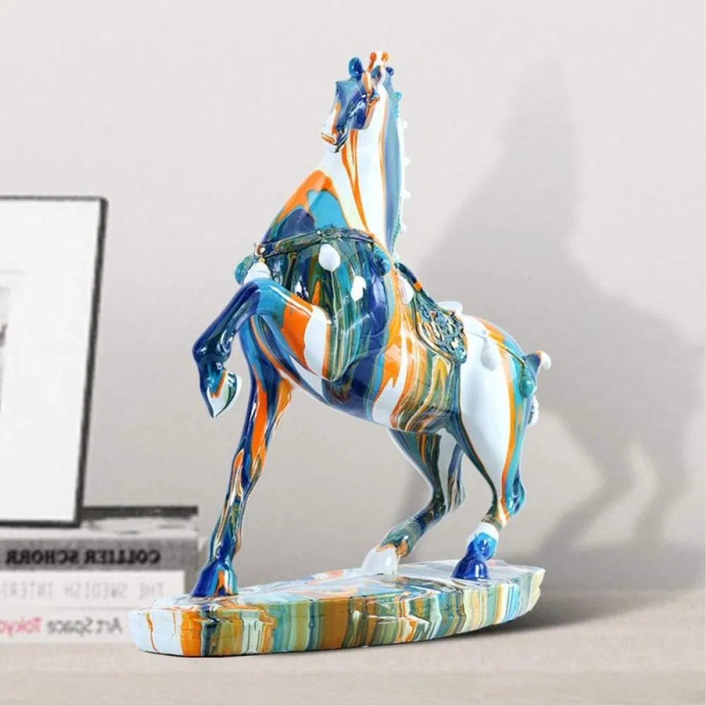 Sculptures Statues Ornaments Figurine Collectible Horse Arts Wbb28403