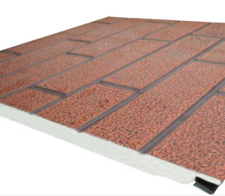 Aluzinc Galvanized Exterior Metal PU Foam Decorative Panel for Building Materials