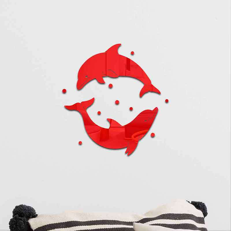 Acrylic Home Decoration Art Adh Mirror Self Adhesive 3D Butterfly Mirror Wall Decoration