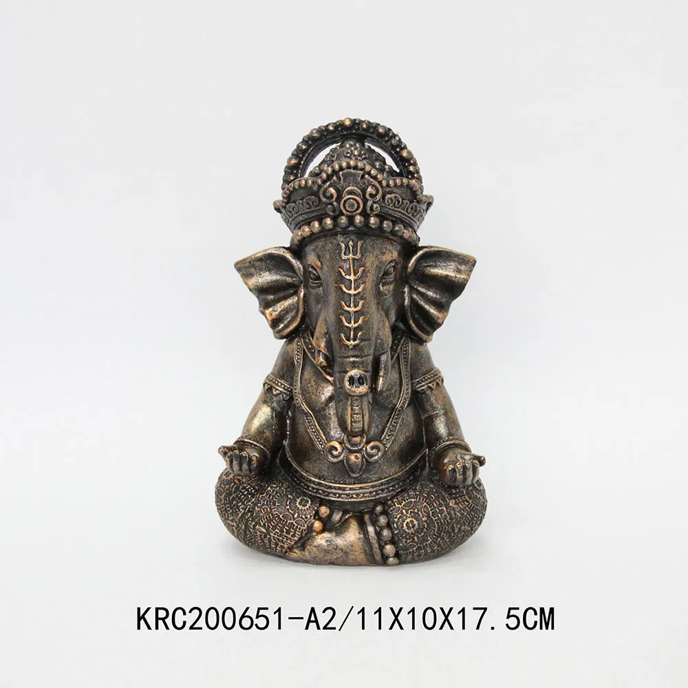 Wholesale Creative Resin Buddha Statue Religious Home Decoration Ornaments Zen Home Decorations Yoga Ganesha Statue Hindu God