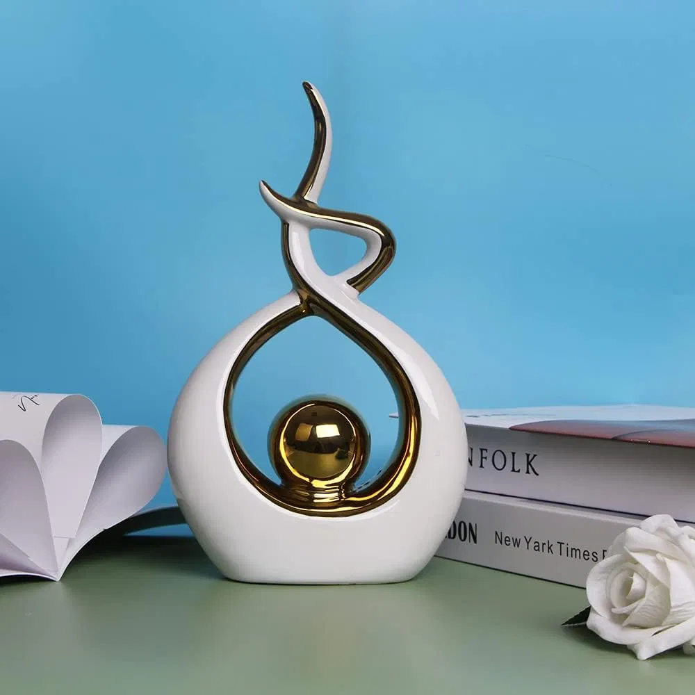 Home Decor Modern Art Ceramic Statue Craft for Dining and Living Room