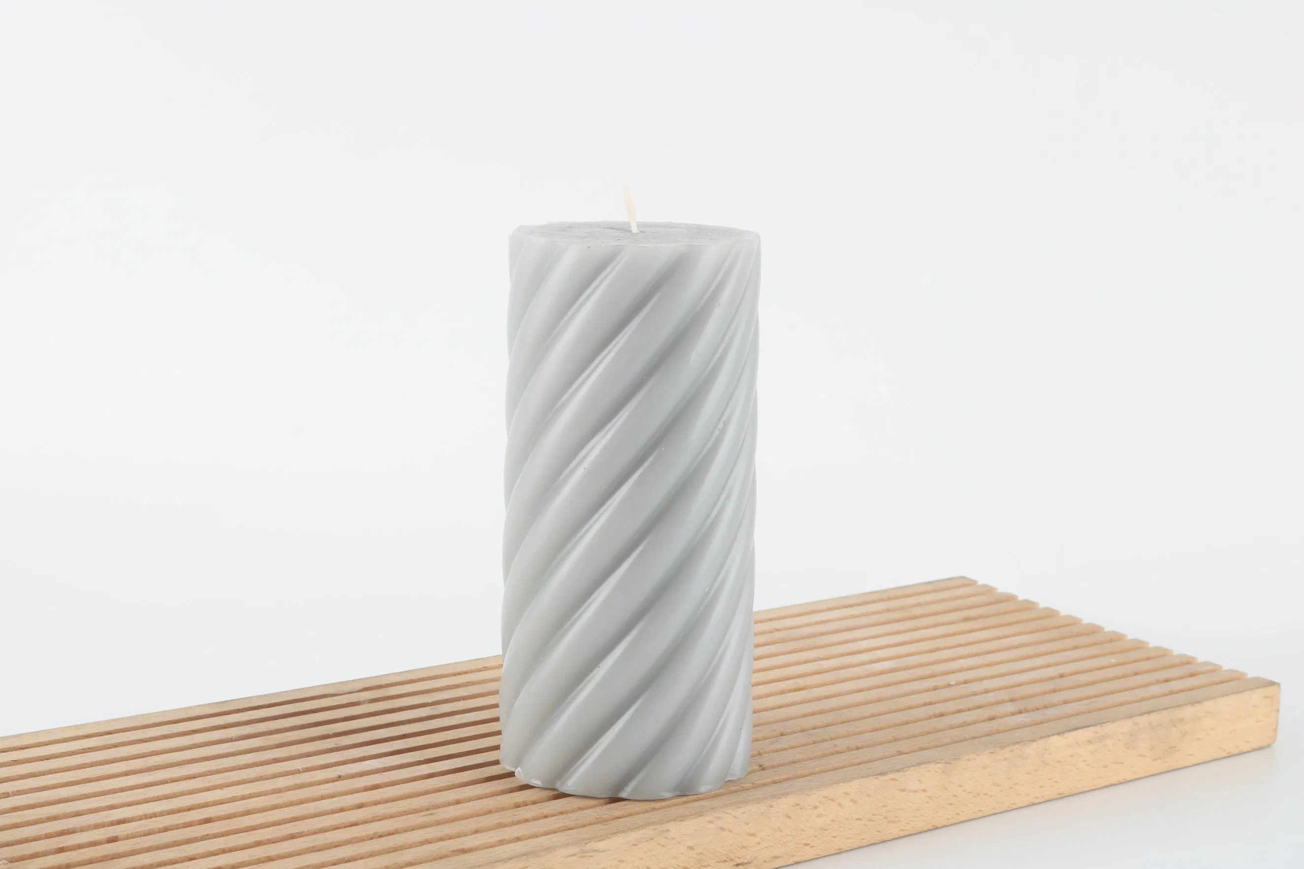 Vibrant Multi-Colored Pillar Candles for Ambiance