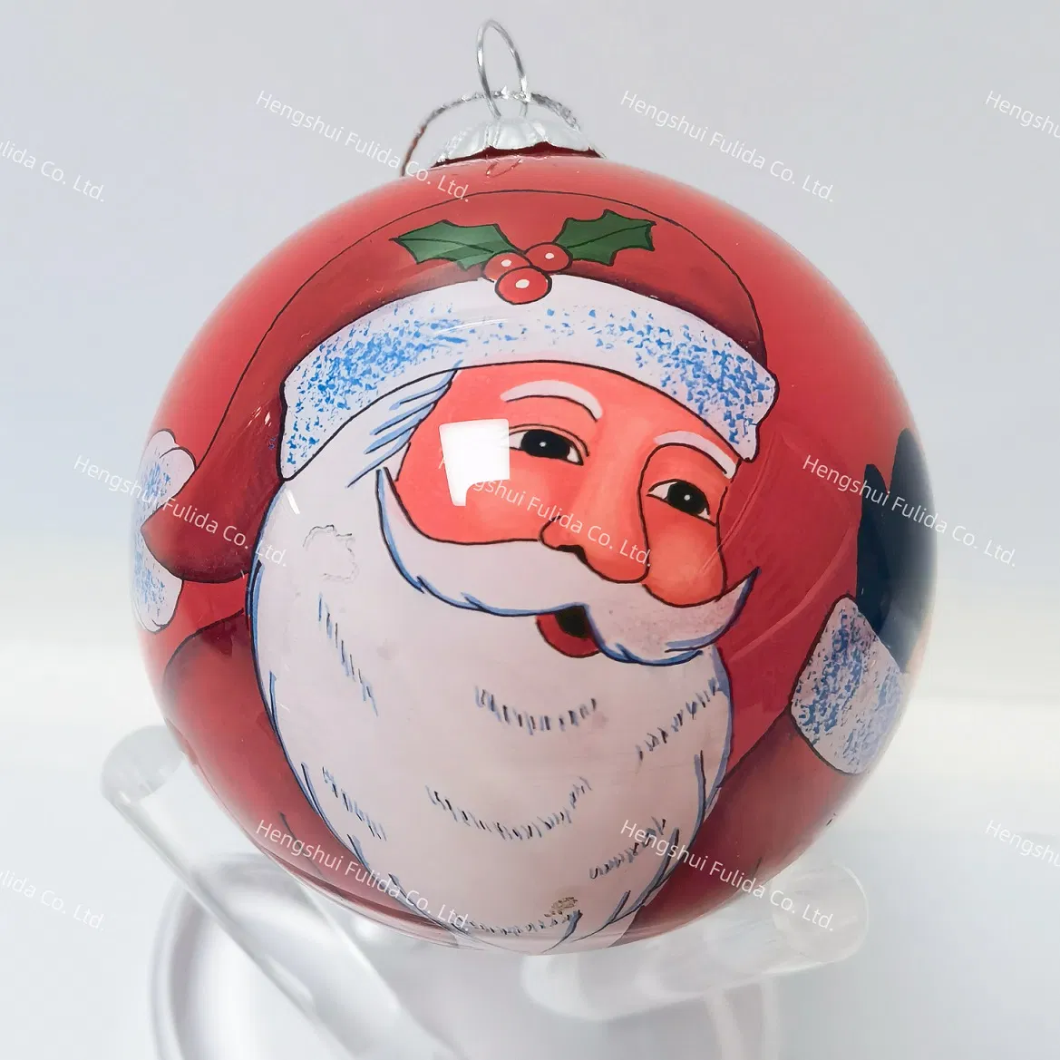 Factory Sale Glass Christmas Ball Xmas Ball Christmas Ornament Christmas Bauble with Inside Hand Painting for Christmas Tree Decoration Christmas Gifts