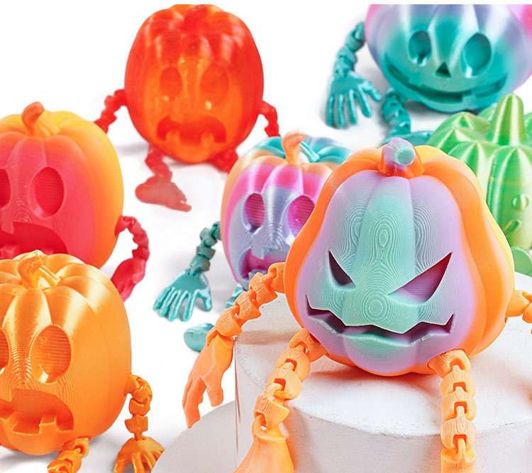 Custom 3D Printing Pumpkin Man Model Halloween Series Desktop Ornaments