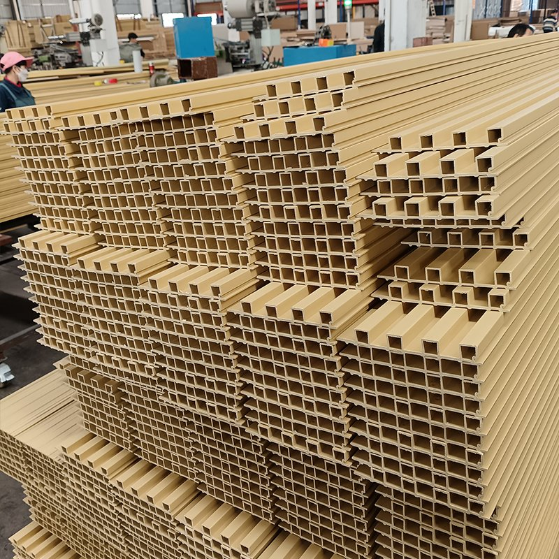 3D Fluted Wall Panel Bamboo Fiber Composite Decorative Wall Plate