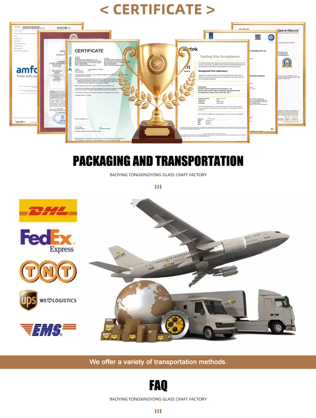 Quality Assurance Display