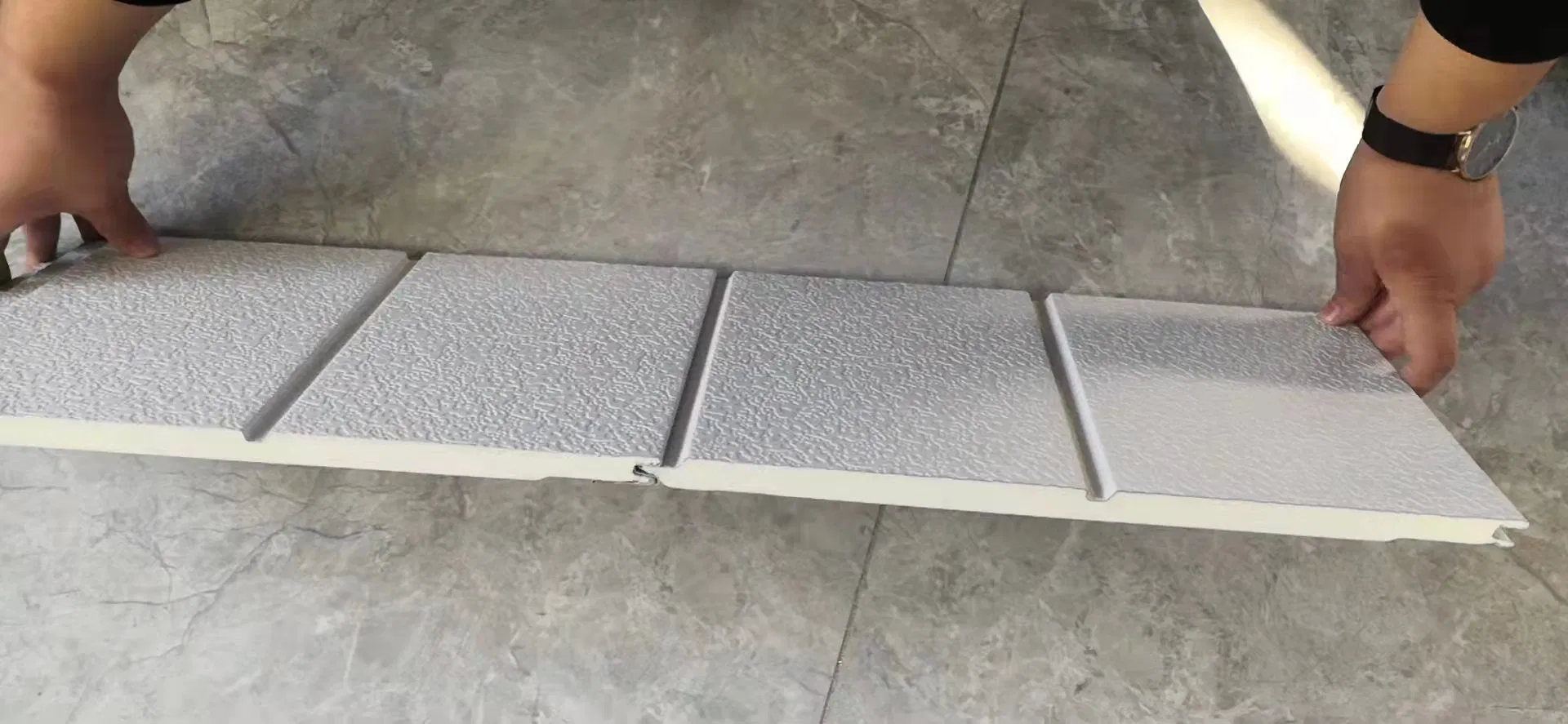 Geeluck Metal Carving Board External Wall Insulation Integrated Board PU Board