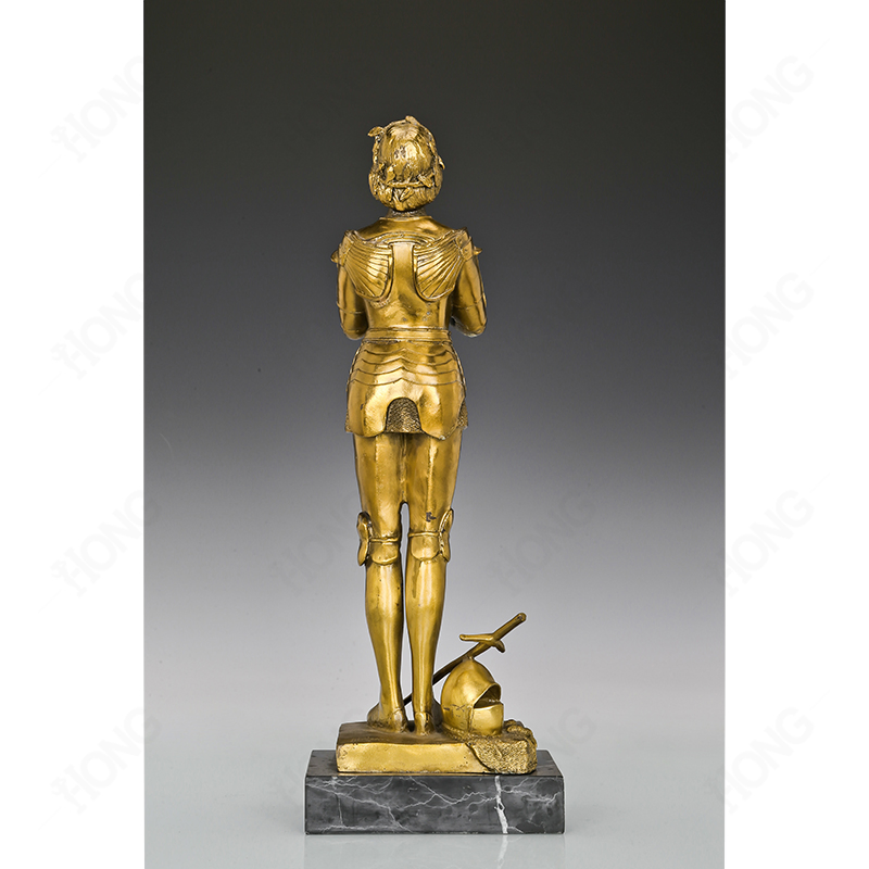 Joan of Arc Bronze Warrior Statue Art and Collection
