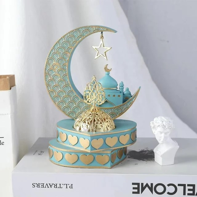Arabia Incense Burner Moon Incense Burner Resin Middle East Candle Holder Ornaments