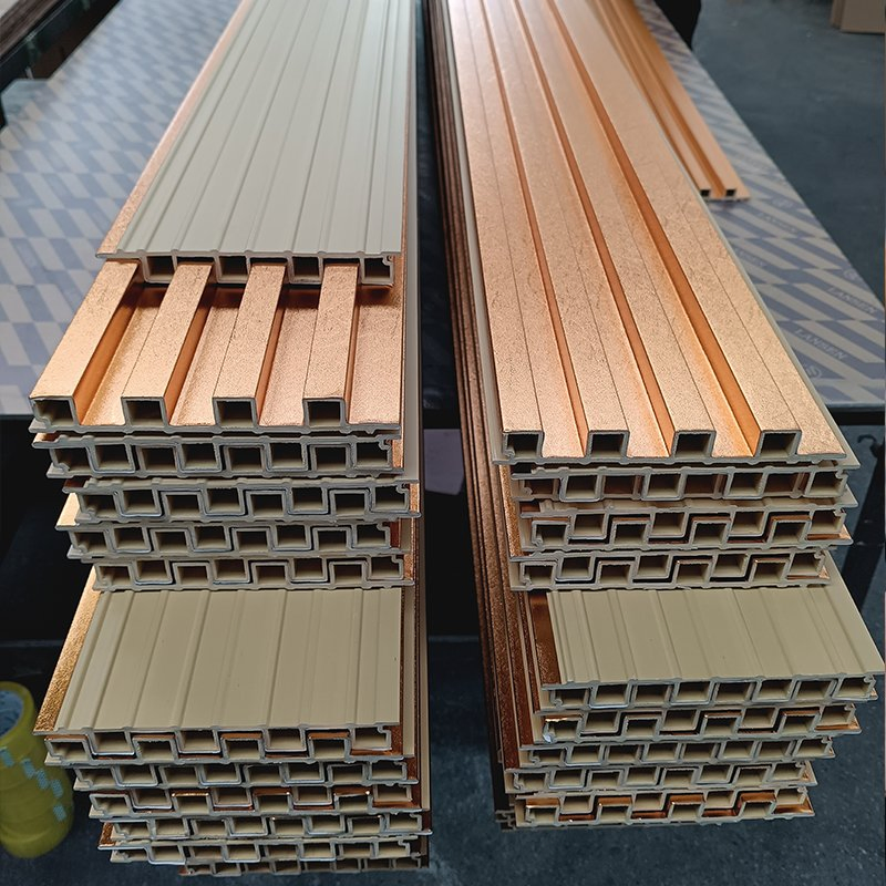 3D Fluted Wall Panel Bamboo Fiber Composite Decorative Wall Plate