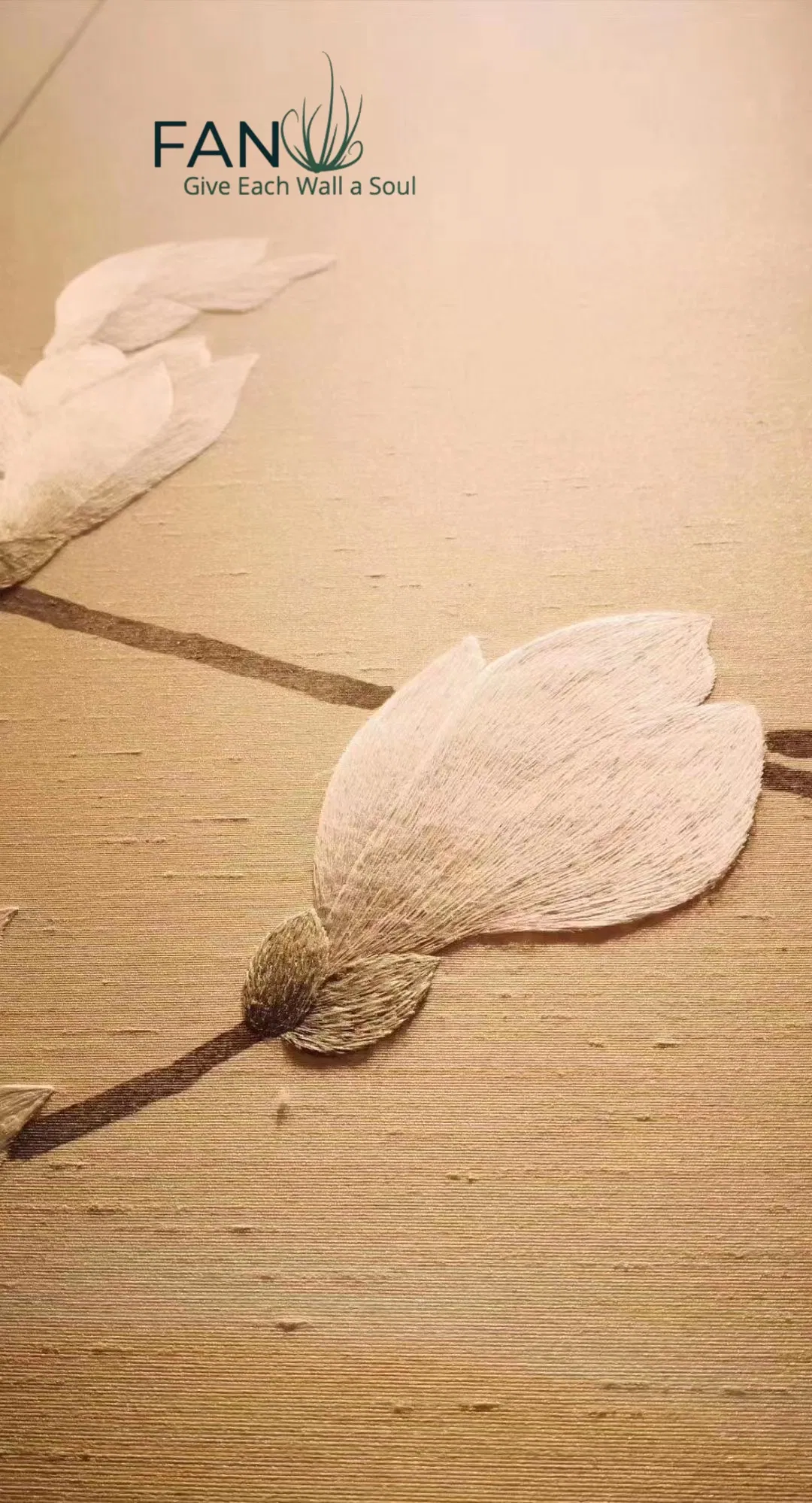 Exquisite Bird Pattern Wallpaper