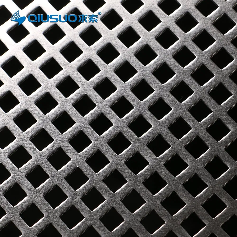 OEM Pattern Architectural Partition Walls Decorative Triangular Hole Perforated Metal Plate