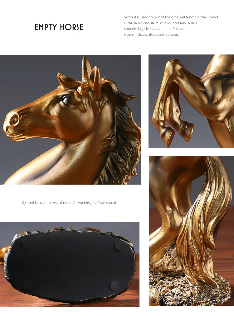 Resin Horse Ornament View 3